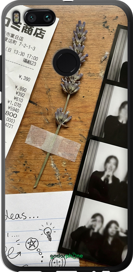 2D пластиковый чехол Aesthetic Scrapbook Collage для Xiaomi Mi A1 - 6773t-1132 изображение 