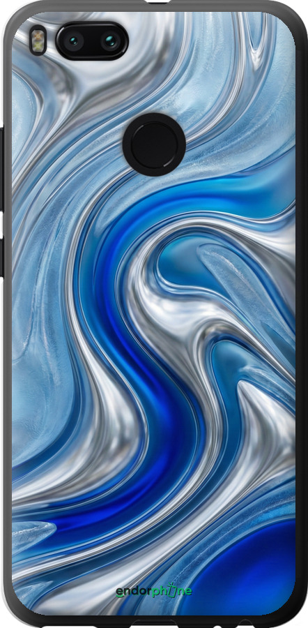 2D пластиковый чехол Liquid Chrome для Xiaomi Mi 5X - 6781t-1042 изображение 