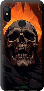 TPU чехол Череп в пещере для Xiaomi Mi A2 Lite - 5959b-1522 изображение 