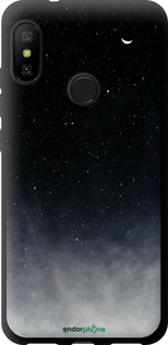 TPU чехол Сині хмари, Синій місяць для Xiaomi Redmi 6 Pro - 6396b-1595 изображение 
