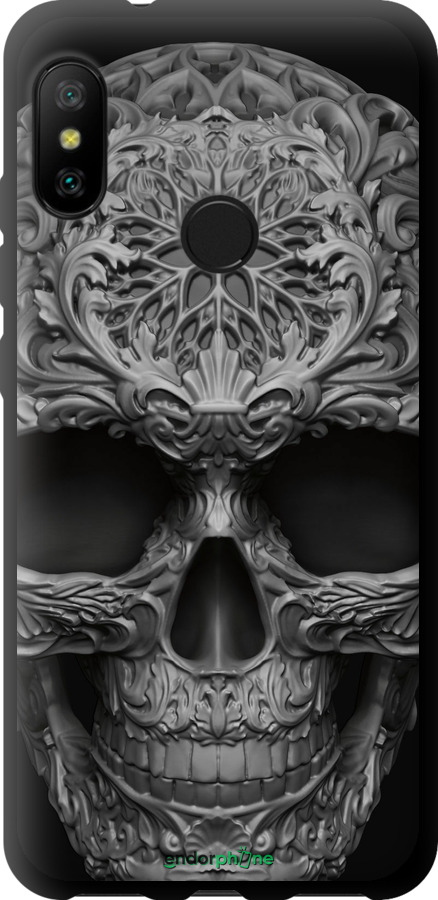 TPU чехол skull-ornament для Xiaomi Mi A2 Lite - 4101b-1522 изображение 