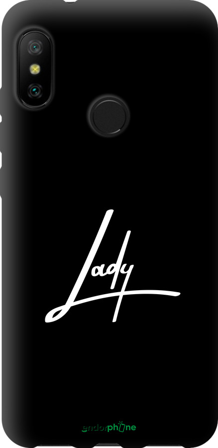 TPU чехол Lady 2 для Xiaomi Redmi 6 Pro - 4867b-1595 изображение 