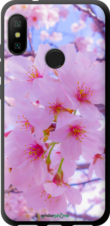 TPU чехол Сакура для Xiaomi Redmi 6 Pro - 6029b-1595 изображение 
