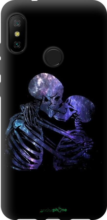 TPU чехол Із зображенням скелета для Xiaomi Mi A2 Lite - 6537b-1522 изображение 