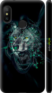 3D пластиковый матовый чехол Wolf для Xiaomi Mi A2 Lite - 6610m-1522 изображение 