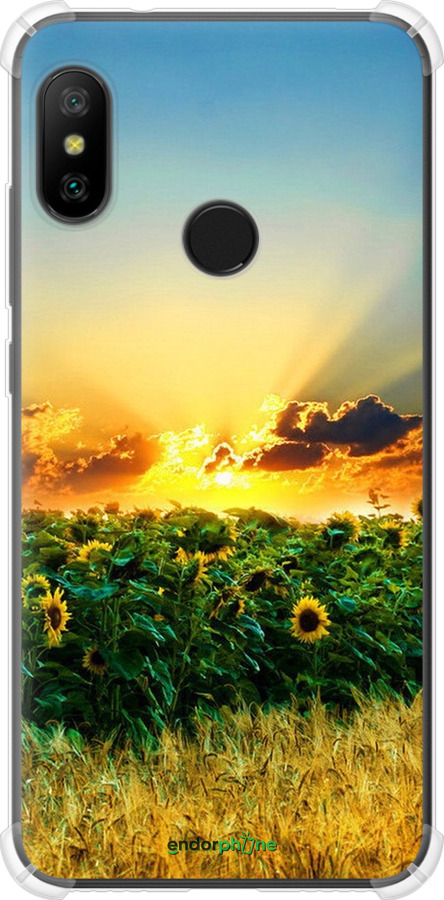 

Силіконовий протиударний с посиленими кутами чохол "Україна" для Xiaomi Mi A2 Lite