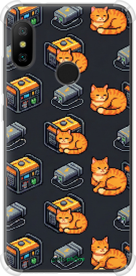 Силикон с усиленными углами чехол Autonomous Zone для Xiaomi Mi A2 Lite - 6771sp-1522 изображение 