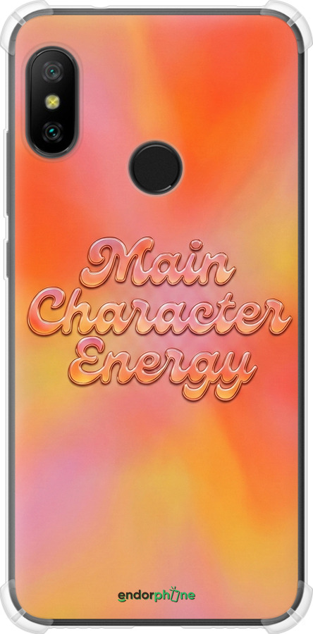 Силіконовий протиударний с посиленими кутами чехол Aura Gradient Main Character Energy Aesthetic Y2K для Xiaomi Mi A2 Lite - 6783sp-1522 изображение 