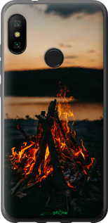 2D пластиковый чехол Огонь для Xiaomi Redmi 6 Pro - 6021t-1595 изображение 