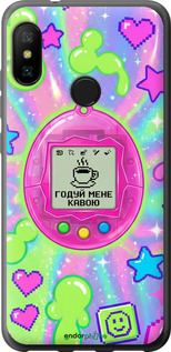 Силіконовий чехол Y2K Aesthetic Retro Pet: Годуй мене кавою для Xiaomi Redmi 6 Pro - 6784u-1595 изображение 