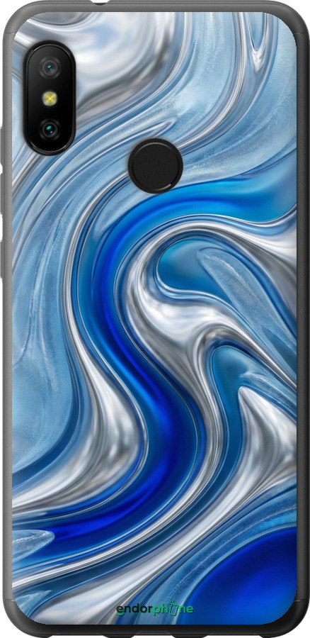 Силіконовий чехол Liquid Chrome для Xiaomi Redmi 6 Pro - 6781u-1595 изображение 