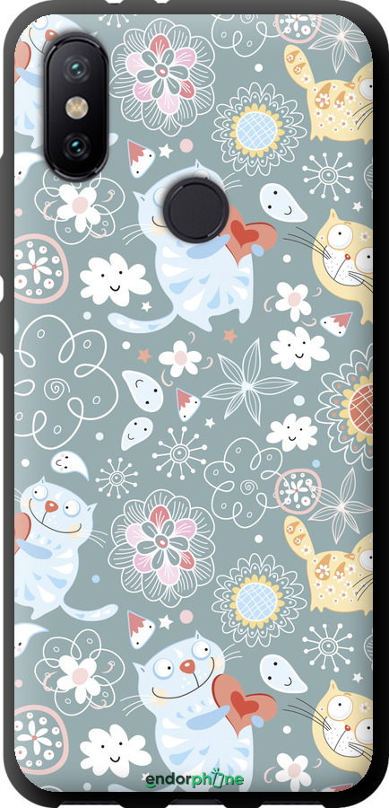 TPU чехол Котята v3 для Xiaomi Mi A2 - 1223b-1481 изображение 