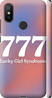 3D пластиковый матовый чехол 'Aesthetic Aura Gradient 777 Lucky Energy' для Xiaomi Mi A2 изображение 3