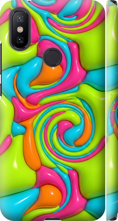 3D пластиковый матовый чехол Y2K Jelly Dream для Xiaomi Mi A2 - 6780m-1481 изображение 