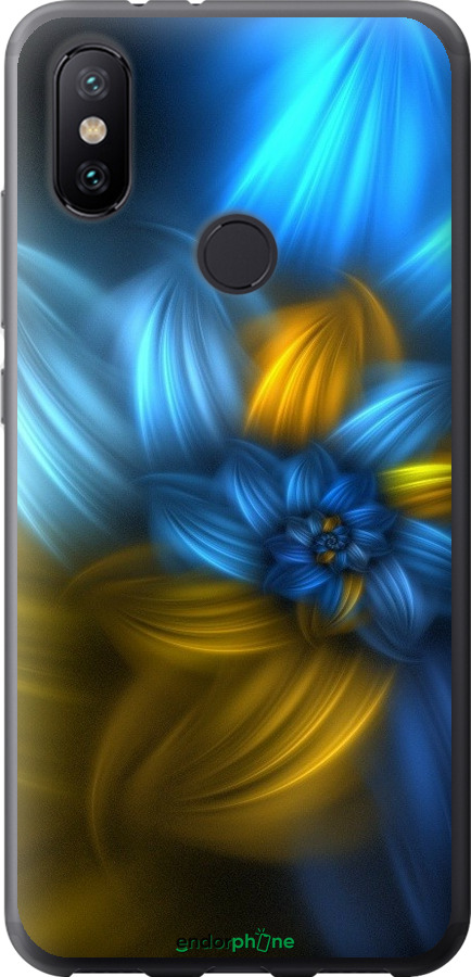 

2D пластиковий чохол "Візерунок 46" для Xiaomi Mi A2, Синій