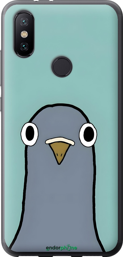 2D пластиковий чехол Голубь для Xiaomi Mi A2 - 6388t-1481 изображение 