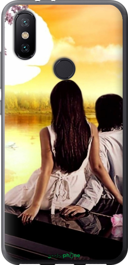 Силиконовый чехол Sunset для Xiaomi Mi A2 - 6607u-1481 изображение 