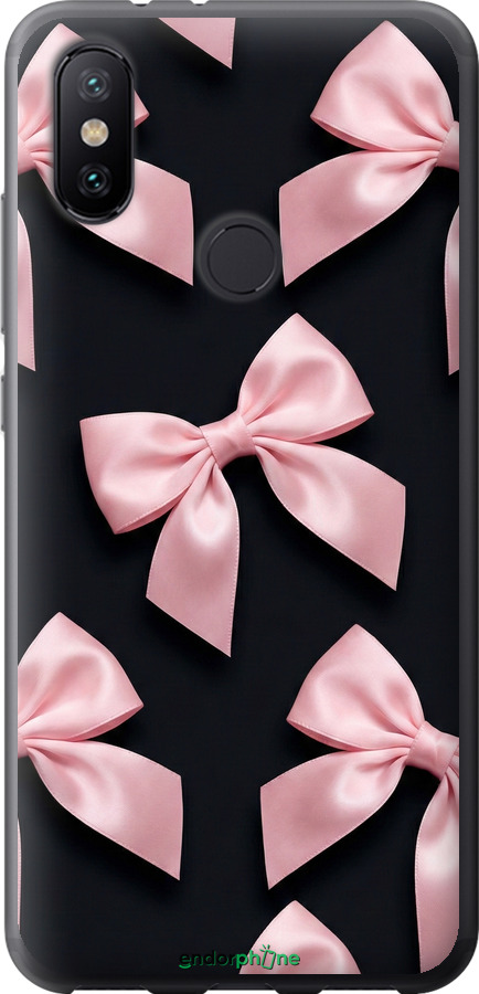 2D пластиковый чехол Coquette Ribbons Dark Coquette для Xiaomi Mi A2 - 6767t-1481 изображение 
