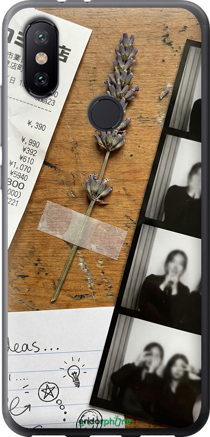 Силиконовый чехол Aesthetic Scrapbook Collage для Xiaomi Mi A2 - 6773u-1481 изображение 