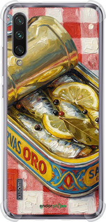 Силикон с усиленными углами чехол Vintage Sardine Tin Phone для Xiaomi Mi A3 - 6772sp-1737 изображение 