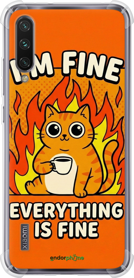 Силіконовий протиударний с посиленими кутами чехол Funny Cat для Xiaomi Mi A3 - 6786sp-1737 изображение 