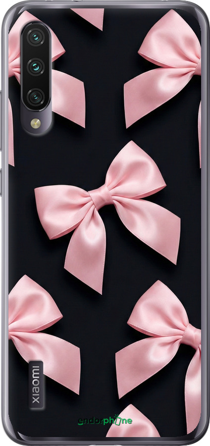 Силиконовый чехол Coquette Ribbons Dark Coquette для Xiaomi Mi A3 - 6767u-1737 изображение 