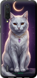 TPU чехол Mystic White Cat Gothic Dark Purple Gold для Xiaomi Mi 9 Lite - 6805b-1834 изображение 
