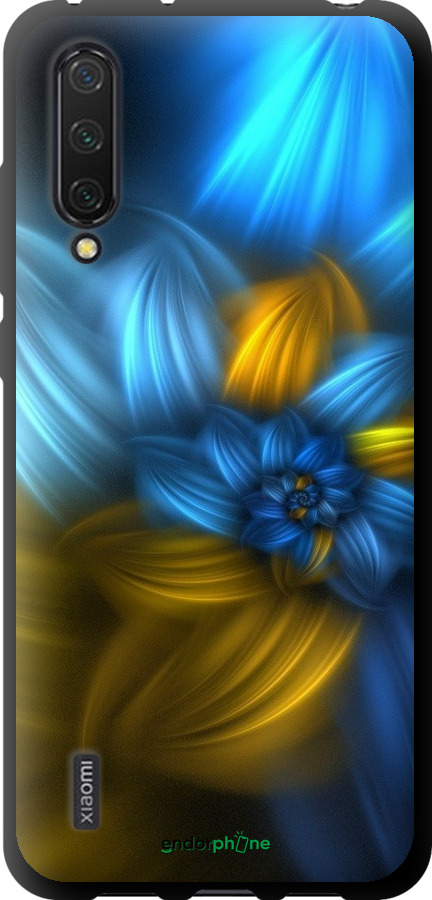 

TPU чорний чохол "Візерунок 46" для Xiaomi Mi CC9, Синій