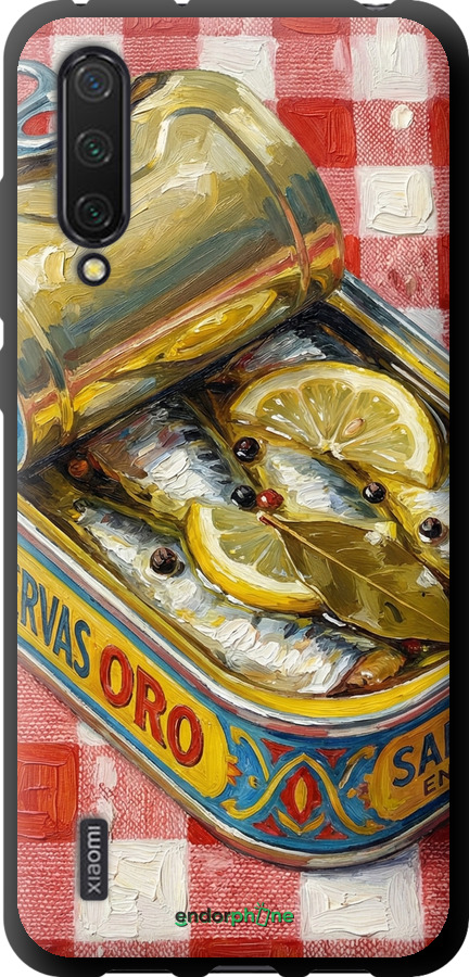 TPU чехол Vintage Sardine Tin Phone для Xiaomi Mi 9 Lite - 6772b-1834 изображение 