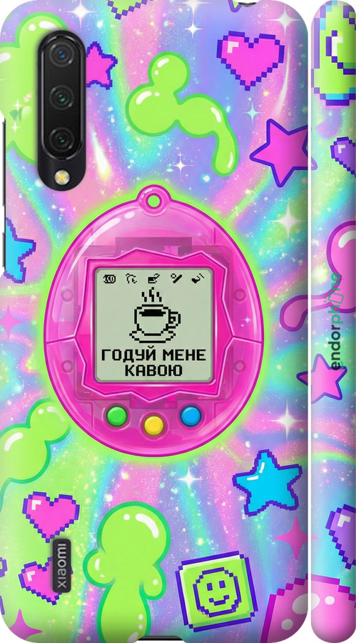 3D пластиковый матовый чехол Y2K Aesthetic Retro Pet: Годуй мене кавою для Xiaomi Mi CC9 - 6784m-1747 изображение 