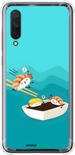Силикон с усиленными углами чехол Суши для Xiaomi Mi CC9 - 6354sp-1747 изображение 