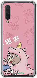 Силикон с усиленными углами чехол Том и джерри 2 для Xiaomi Mi CC9 - 6359sp-1747 изображение 