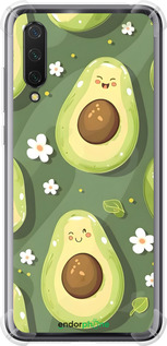 Силикон с усиленными углами чехол Авокадо для Xiaomi Mi CC9 - 6380sp-1747 изображение 