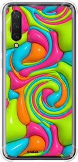 Силикон с усиленными углами чехол Y2K Jelly Dream для Xiaomi Mi 9 Lite - 6780sp-1834 изображение 