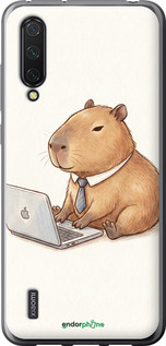Силиконовый чехол 'Funny Capybara CEO Working' для Xiaomi Mi 9 Lite изображение 1