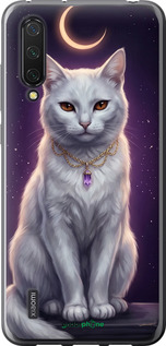 Силіконовий чехол Mystic White Cat Gothic Dark Purple Gold для Xiaomi Mi CC9 - 6805u-1747 изображение 