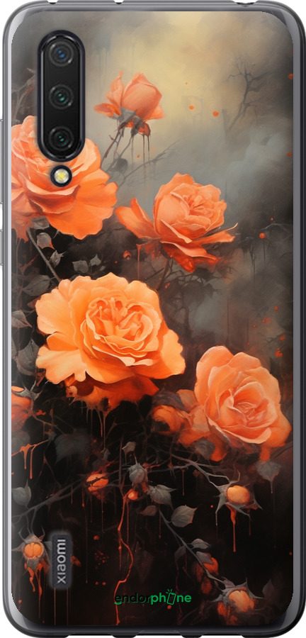 Силіконовий чехол Оранжеві троянди для Xiaomi Mi CC9 - 5944u-1747 изображение 
