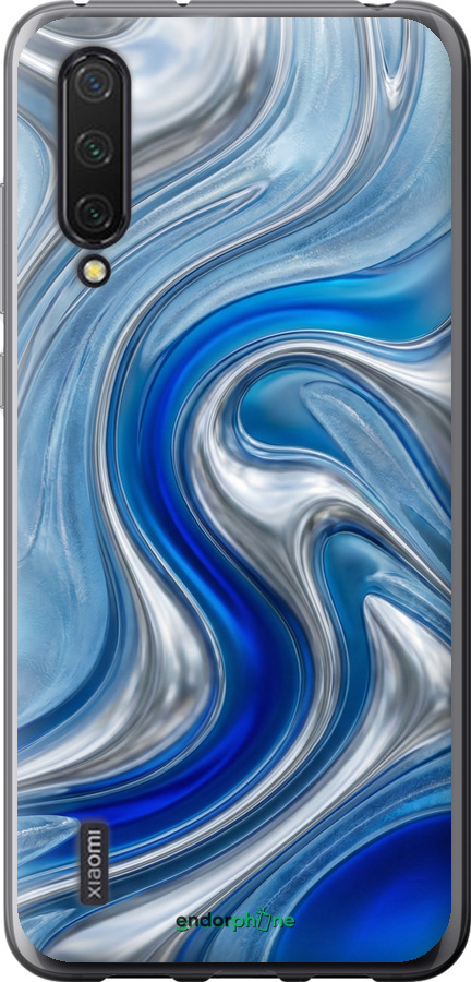 Силіконовий чехол Liquid Chrome для Xiaomi Mi 9 Lite - 6781u-1834 изображение 