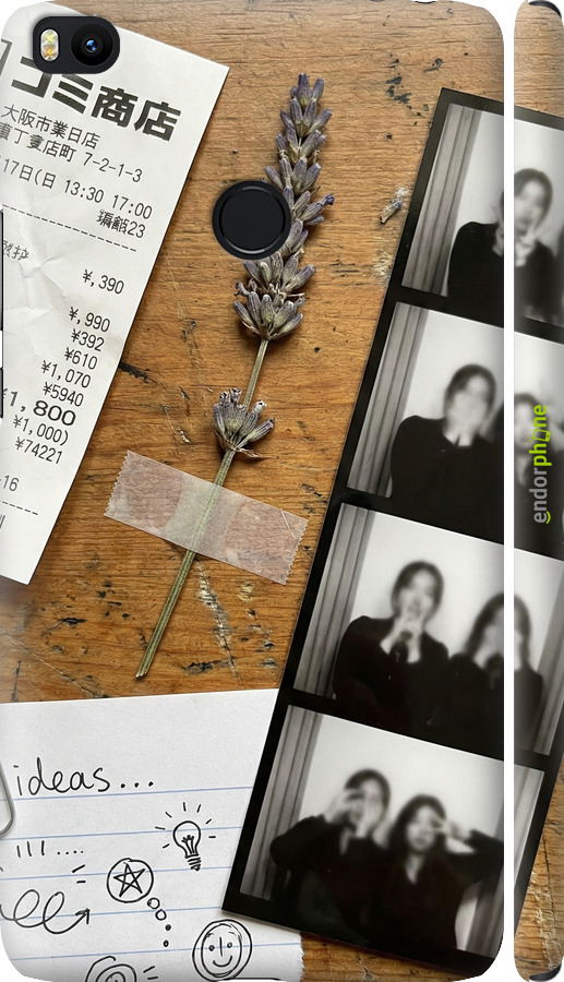 3D пластиковый матовый чехол Aesthetic Scrapbook Collage для Xiaomi Mi Max 2 - 6773m-994 изображение 