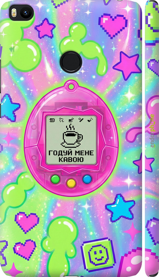 3D пластиковий матовий чехол Y2K Aesthetic Retro Pet: Годуй мене кавою для Xiaomi Mi Max 2 - 6784m-994 изображение 