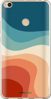 2D пластиковий чехол У стилі ретро з хвилями для Xiaomi Mi Max 2 - 6531t-994 изображение 