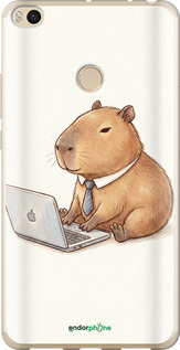 2D пластиковий чехол Funny Capybara CEO Working для Xiaomi Mi Max 2 - 6777t-994 изображение 
