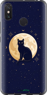 2D пластиковый чехол 'Cute Cat Celestial/Witchy' для Xiaomi Mi Max 3 изображение 3