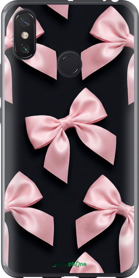 2D пластиковый чехол Coquette Ribbons Dark Coquette для Xiaomi Mi Max 3 - 6767t-1534 изображение 