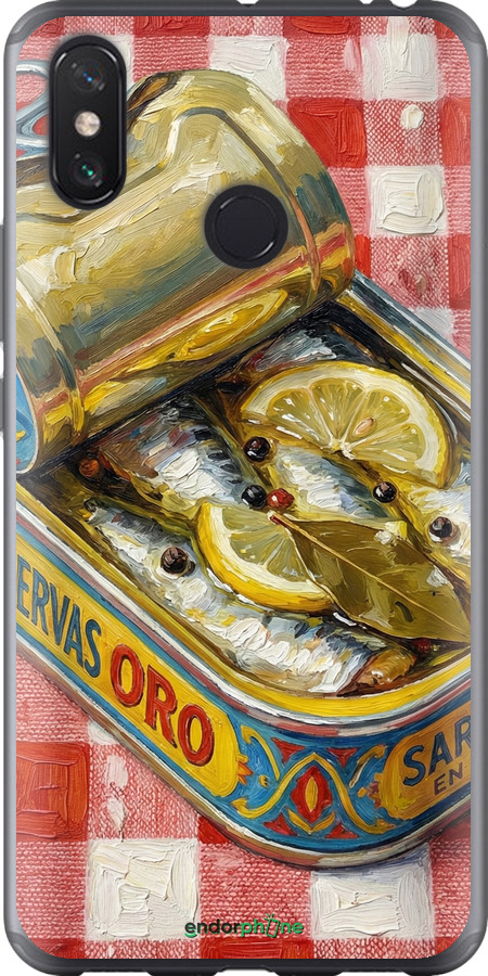 2D пластиковый чехол Vintage Sardine Tin Phone для Xiaomi Mi Max 3 - 6772t-1534 изображение 