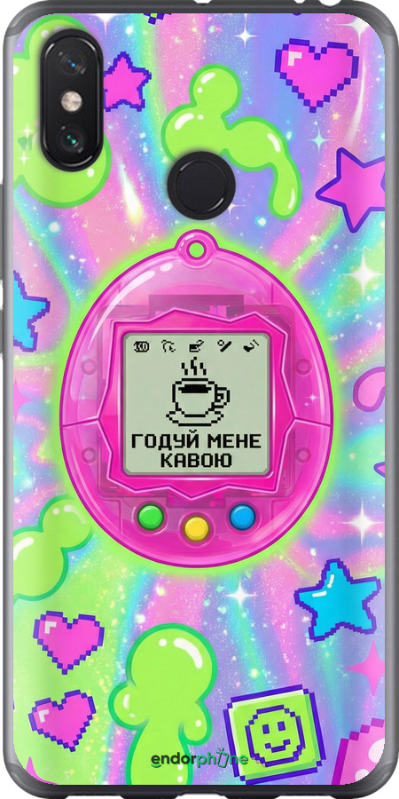 2D пластиковый чехол Y2K Aesthetic Retro Pet: Годуй мене кавою для Xiaomi Mi Max 3 - 6784t-1534 изображение 