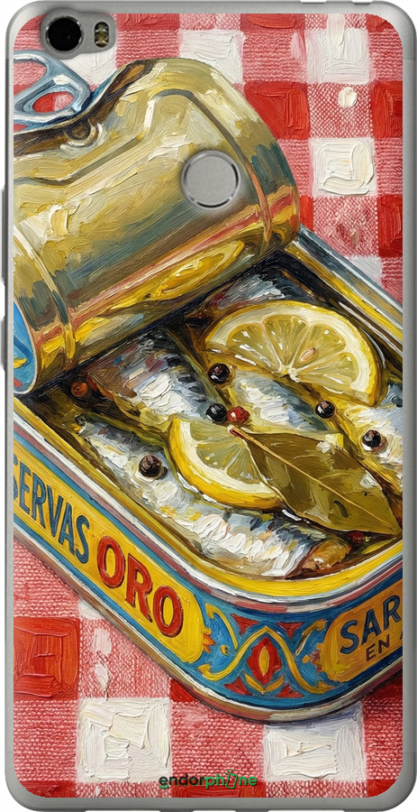 Силиконовый чехол Vintage Sardine Tin Phone для Xiaomi Mi Max - 6772u-275 изображение 