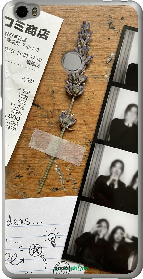 Силиконовый чехол Aesthetic Scrapbook Collage для Xiaomi Mi Max - 6773u-275 изображение 