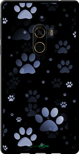 TPU чехол С синими отпечатками лап для Xiaomi Mi MiX 2 - 6441b-1067 изображение 