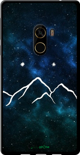 TPU чехол Горы и звезды нарисованы на фоне галактики для Xiaomi Mi MiX 2 - 6490b-1067 изображение 
